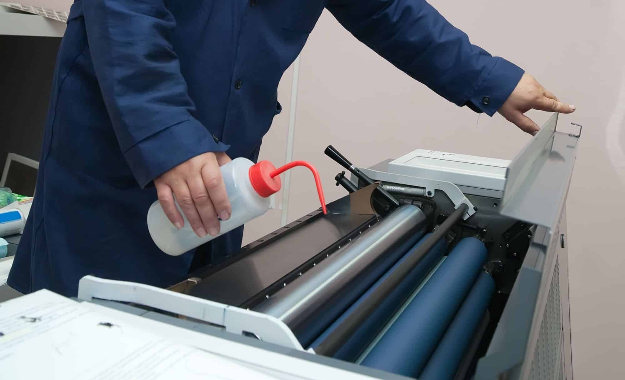 problemas limpeza manual anilox